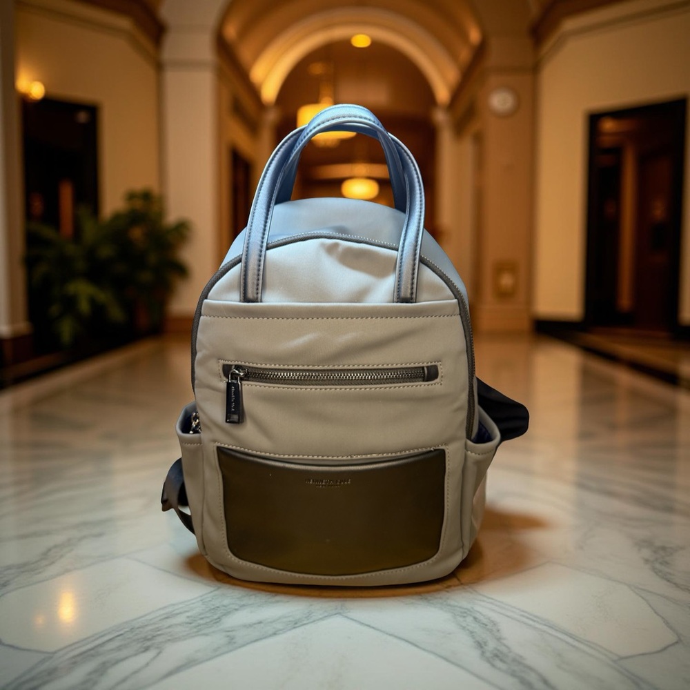 Kenneth Cole New York Gray & Black Backpack
